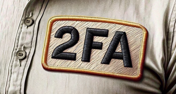 casual shirt with a 2FA patch