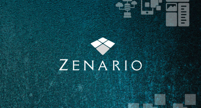 zenario texture white logo zenario 9 v2