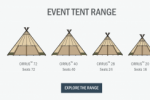 Tentipi event tent range